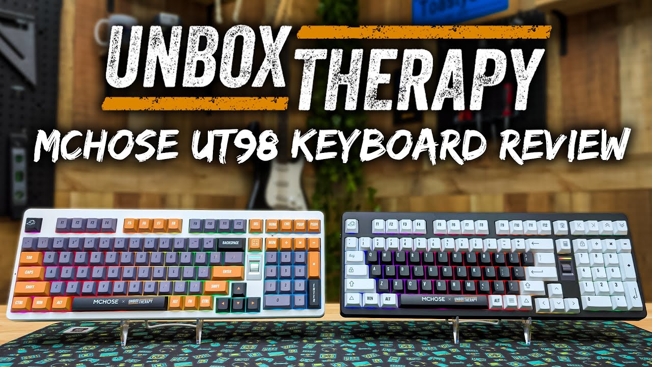 Unbox Therapy X Mchose UT98 Keyboard Unboxing + Review + Typing Test
