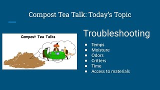 Compost Tea Talk: Troubleshooting On-Farm Composting Systems