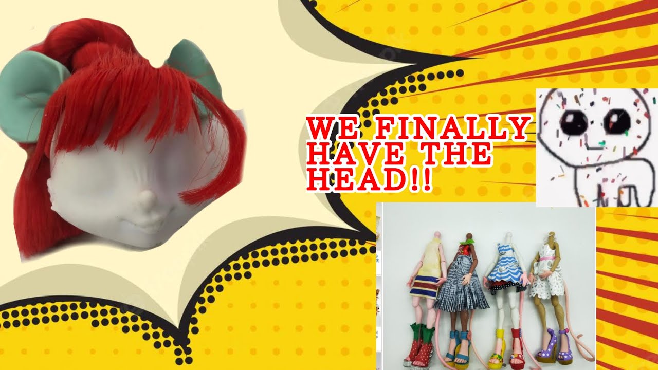 Trashion Alley fan work- WE HAVE THE HEAD MOLD GUYS!!