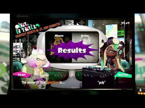 Vídeo: Splatfest Final De Splatoon 2 Vê O Caos Reinar