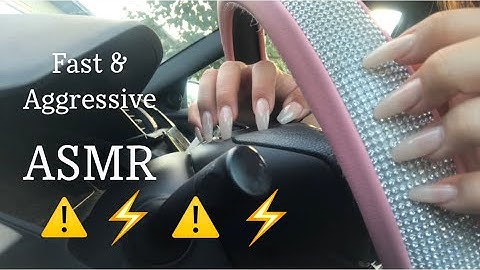 Fast & Aggressive Car Tapping & Scratching ASMR (no talking)