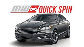 2017 Ford Fusion Hybrid | Quick Spin Car Review 2017 Ford Fusion Hybrid Driving Ca