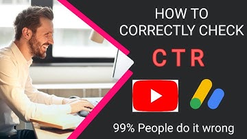 How to check CTR in youtube & Adsense