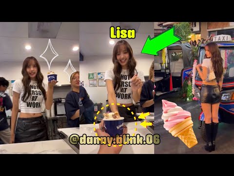Lisa selling gelato at the Kanomwaanla store in LA