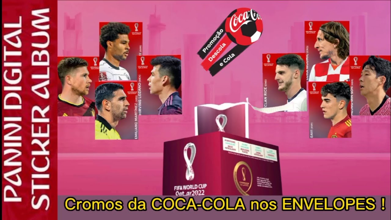 Cromos Da Coca Cola Nos Envelopes Do lbum Da Copa Do Mundo Qatar 2022 cromos-da-coca-cola-nos-envelopes-do-lbum-da-copa-do-mundo-qatar-2022