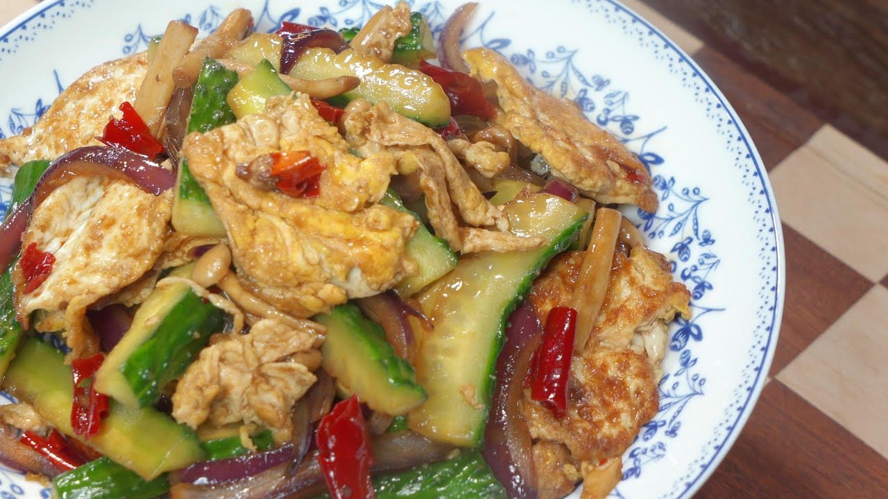 Хрустящие жареные огурцы — простой китайский рецепт