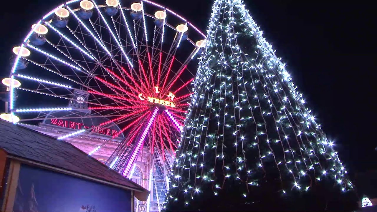 illuminations de noel à ST OMER pas de calais