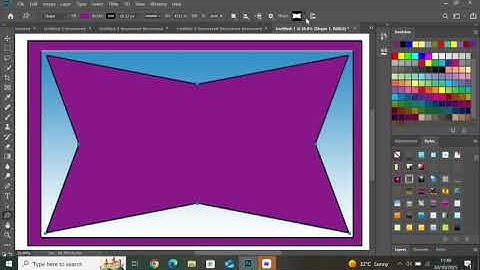 How to create a simple designs Using Styles and custom shapes