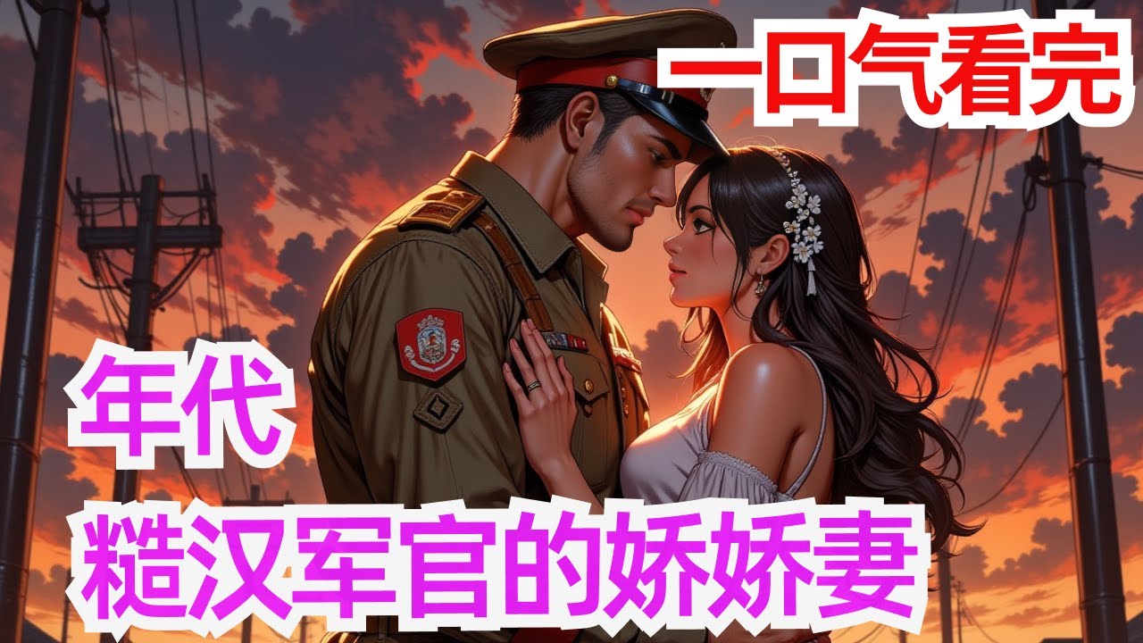 完结《年代：糙汉军官的娇娇妻》女主下乡后发现是“狼窝”，还好男主带人来相救。 女主救了男主，就被男主赖上了。 男人糙汉是糙汉了些，但长得好啊！三观想法也一致诶！ 那就结婚吧