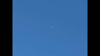 Amazon Air Boeing 737-84P flying over Burlington NJ