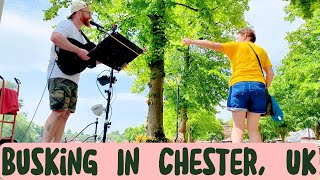 Busking in Chester: A Day In The Life + 7 Live Songs