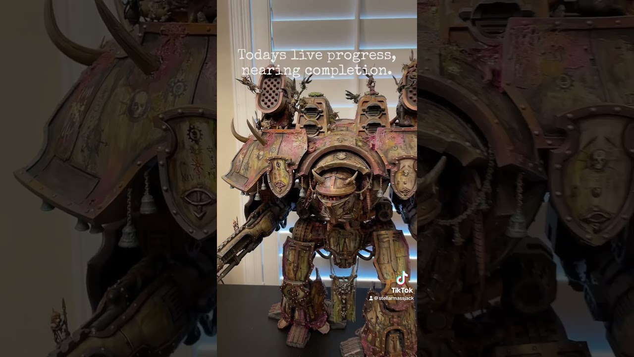 The warlord Titan nears completion 