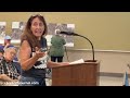 Lady who does not want gas pipeline speaks at Enbridge public hearing - 6.11.26