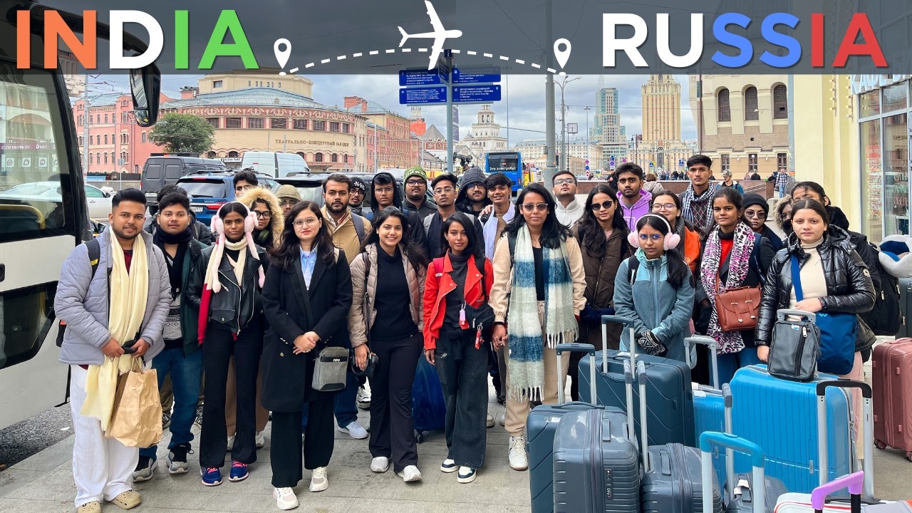 NSMU Students Journey From Delhi To Arkhangelsk (Batch 2025) | Northern State Medical University