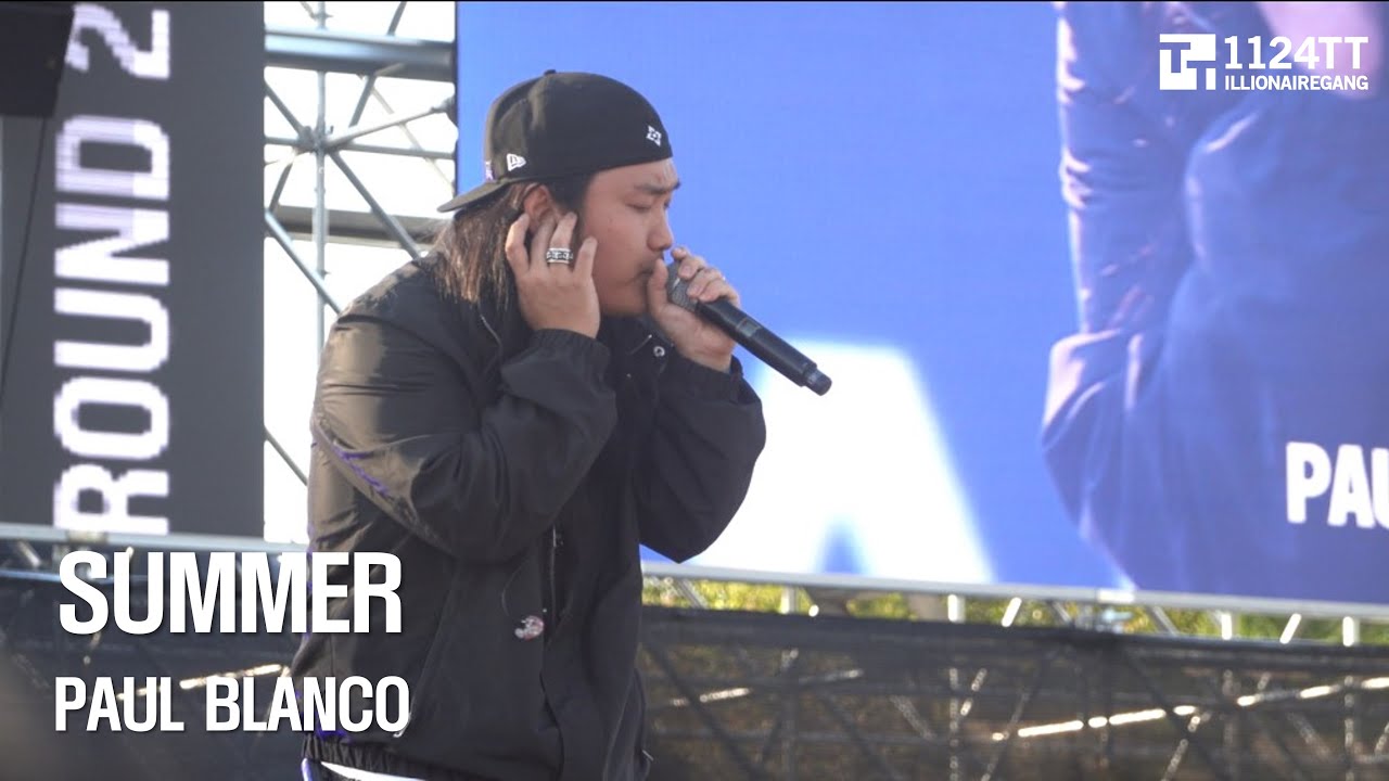 Paul Blanco Rapper 2024.10.12 SUMMER : Paul Blanco (the Cry) - YouTube