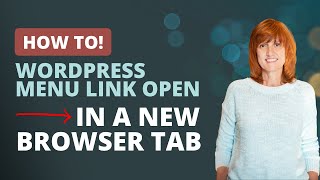 Make a WordPress menu link open in a new browser tab