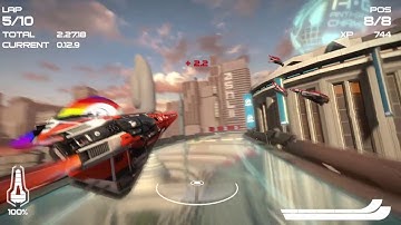 WipEout - Elite Pass Downtown circuit A+ challenge