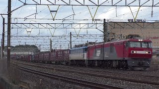 【JR貨物】２０７２レ ＥＨ５００-７１＋ＥＦ８１-５０３（ムド付き）