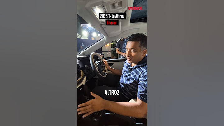 Behind the Wheel of the 2025 Tata Altroz Facelift: Here’s What You Get #TataAltrozFacelift