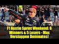 F1 Austin Sprint Weekend: 6 Winners & 5 Losers - Max Verstappen Dominates!