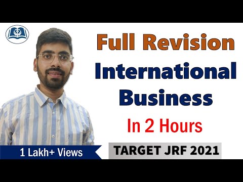 Complete Revision | International Business | UGC NET Commerce | Management