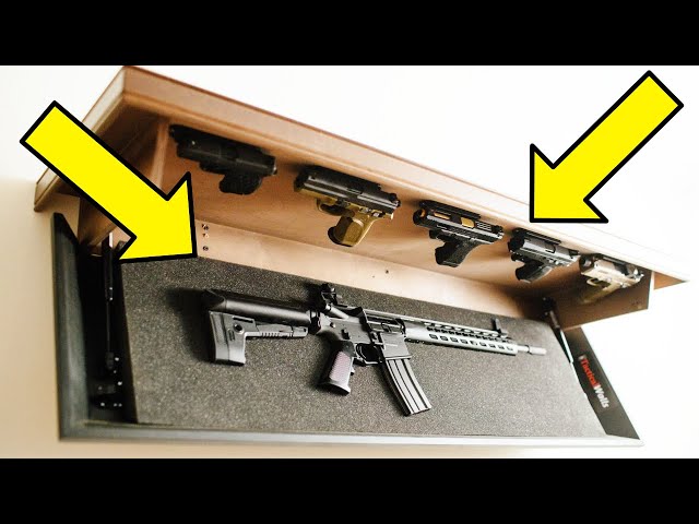 Clever DIY Gun Storage with Hold Up Displays - Hold Up Displays