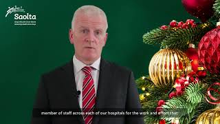 Saolta Group CEO Tony Canavan Christmas Message 2022