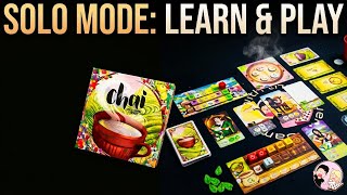 Learn & Play | Chai Board Game Solo Playthrough