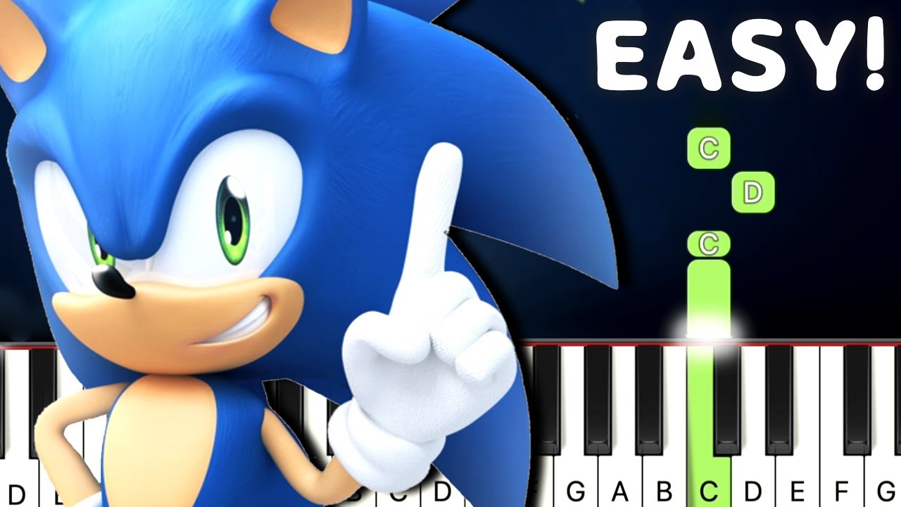 Green Hill Zone easy piano tutorial #fy #fyp #foryou #piano