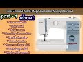 Usha janome stitch magic demo tutorial in telugu part  1 ushajanome stitchmagic