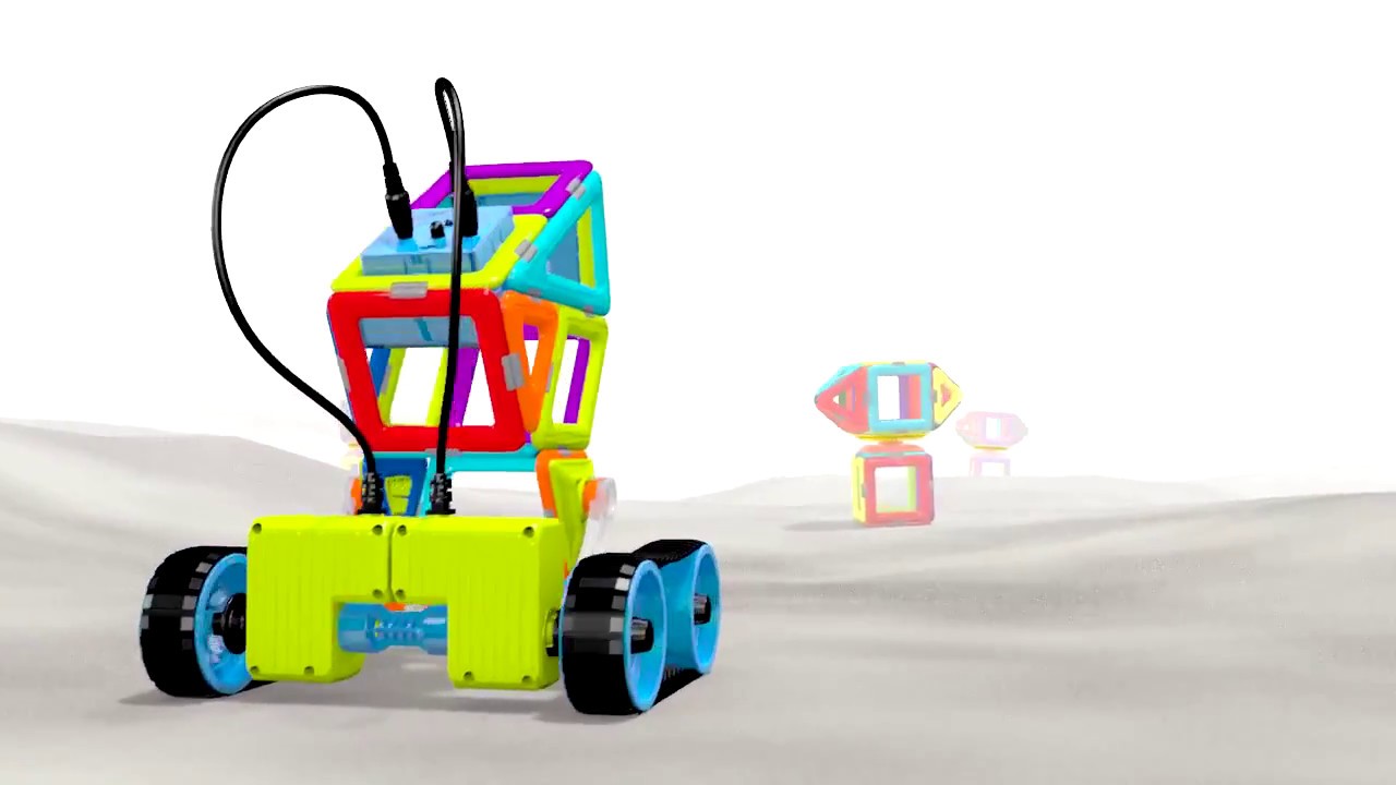 Jeu de construction magnétique Géosmart Mars Explorer Le robot 51 pièces -  Jeu de construction magnétique - Achat & prix