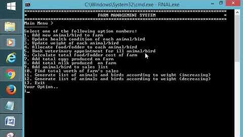 Farm Management System || C++ || Project