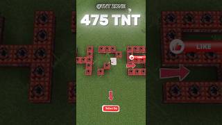 Minecraft TNT Explosion 💥 475 TNT Destroyed Everything! #Minecraft #tnt #minecraft #gaming #games