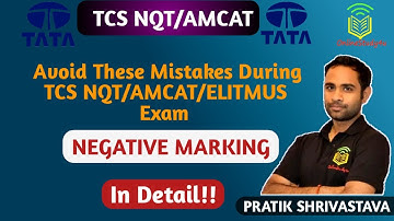 TCS NQT Avoid mistakes ! Reduce Negative Marking ! Tips, Tricks to crack !