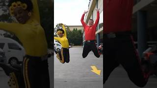 If you’re happy and you know it, jump up high! #jump #thewiggles #fun #shorts #jumparound