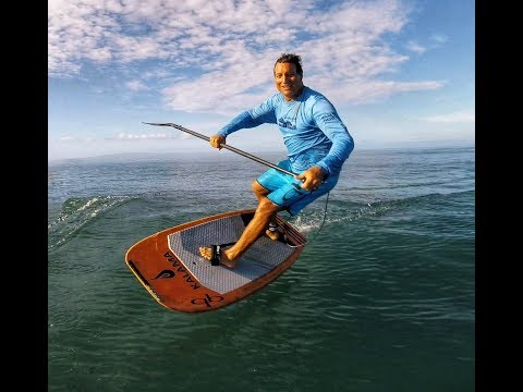 The sights and sounds of hydrofoil sessions.