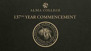 Alma College 137th Commencement