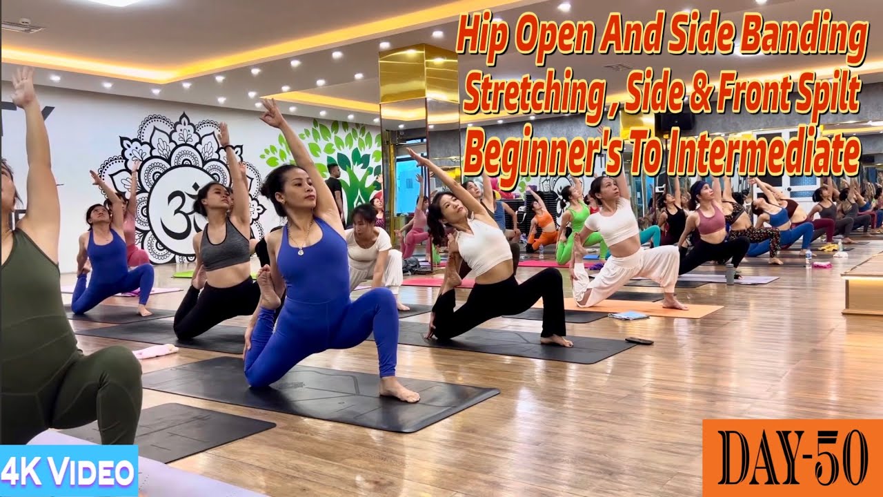 DAY-50 Hip Open And Side Banding Stretching , Side & Front Split | Master Ranjeet Singh Bhatia | 