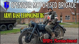 WW2 Reenactment during ' Opendeur Motorized Brigade ' @ the army base in Leopoldsburg (B)