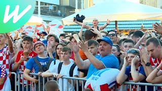 Croatia Fans In Zagreb React To Dramatic 5-3 Loss To Spain Euro 2020