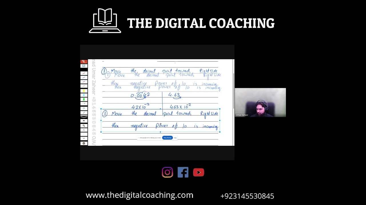 Movement of Decimal ( Standard form )  | IGCSE & O Level Math | The Digital Coaching