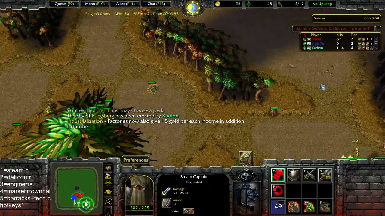 равнины защиты от зомби