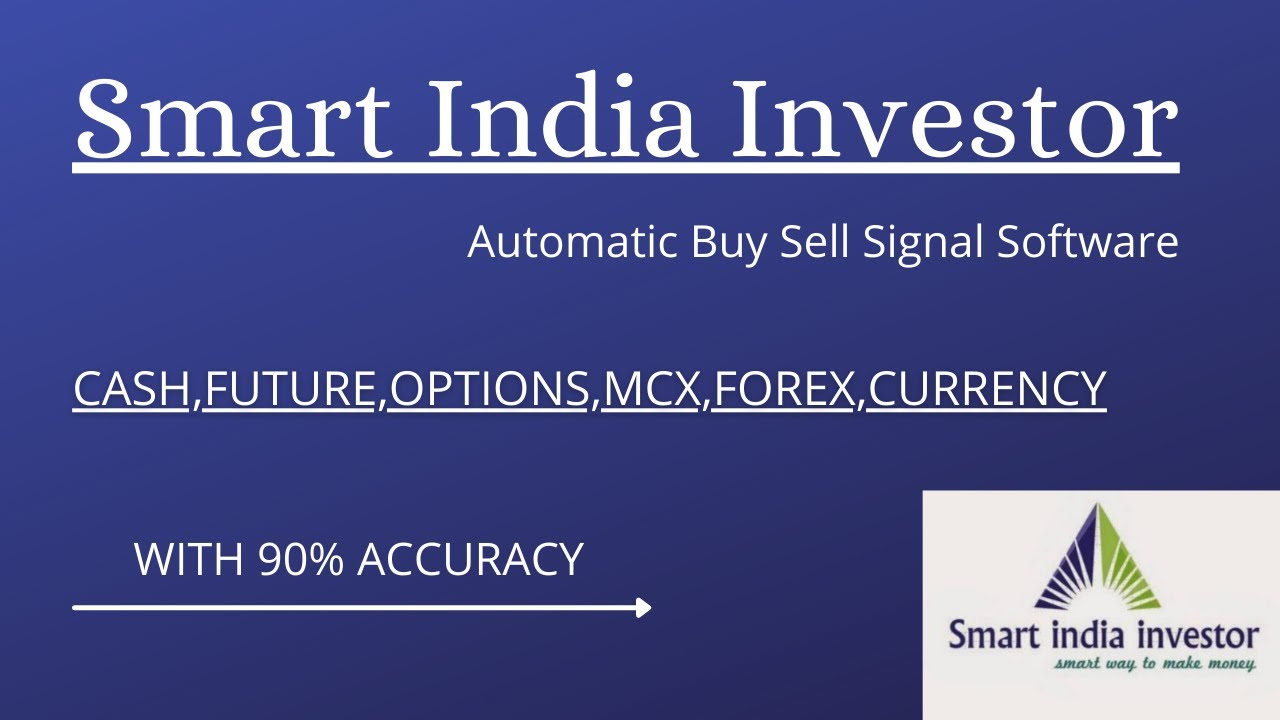 Smart India Investor Auto Buy Sell Technical Analysis Software For Intraday & Positional Trading ||