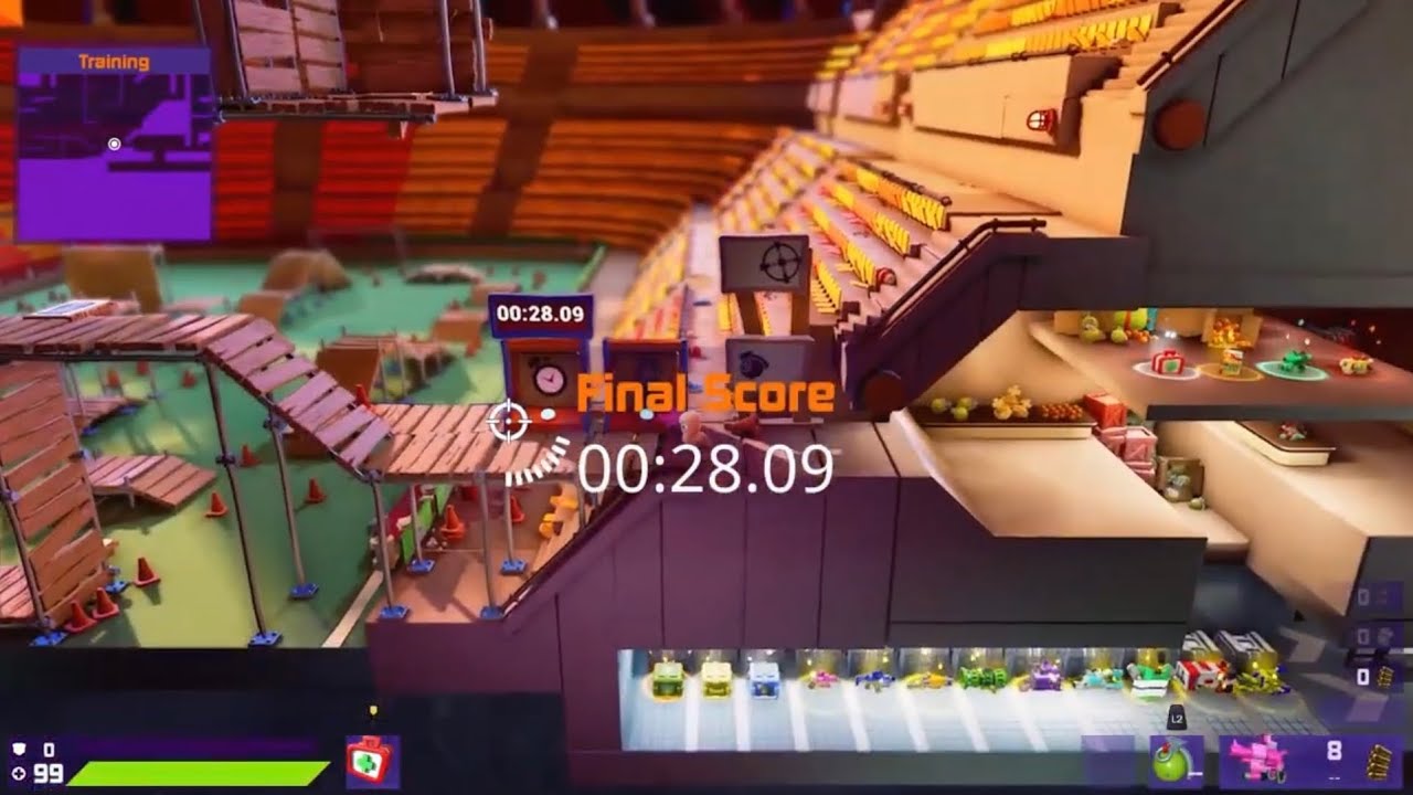 Worms Rumble Gameplay Tutorial All Targets Hit In Under 30 Seconds