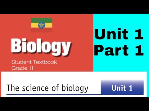 Video Ethiopian Grade 11 Biology Unit_1 p_1 Scientific Method - YouTube