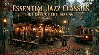 1950s Autumn Jazz Cafe & Tram Nostalgia - Evocative Music Vibes