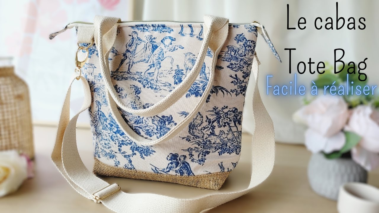 DIY Sac Cabas Zippé : Simple, Stylé et Fait Main