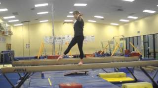 xcel Silver beam routine