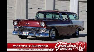 1956 Chevrolet Bel Air Nomad Custom Stock #2350-SCT