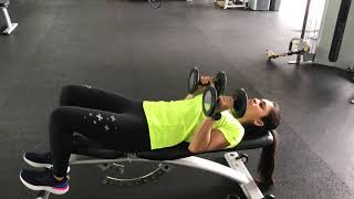 Press Cerrado Con Mancuernas